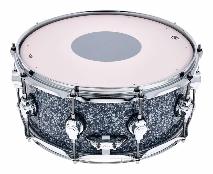 DW 14"x6" Design Snare Blue Gran., vue de face, photo 4