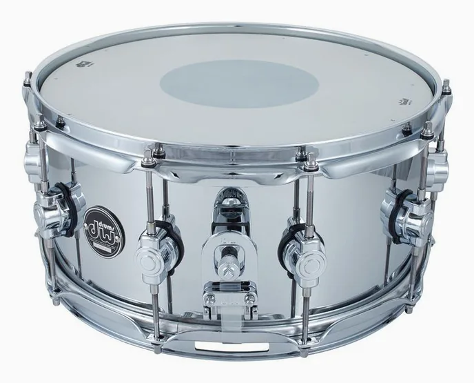 DW 14"x6,5" Performance Steel, vue de près, photo 2