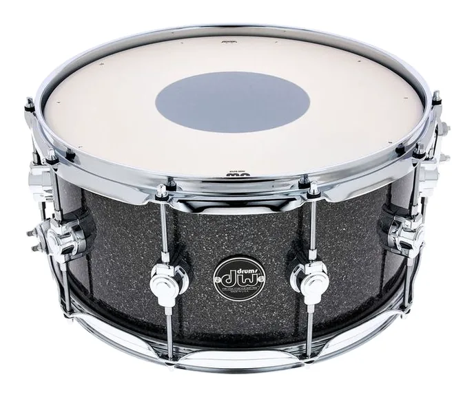 DW 14"x6,5" SN Performance Pewter, vue de près, de face