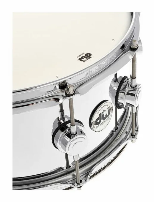DW 14"x6,5" Steel Snare, vue de près, photo 4