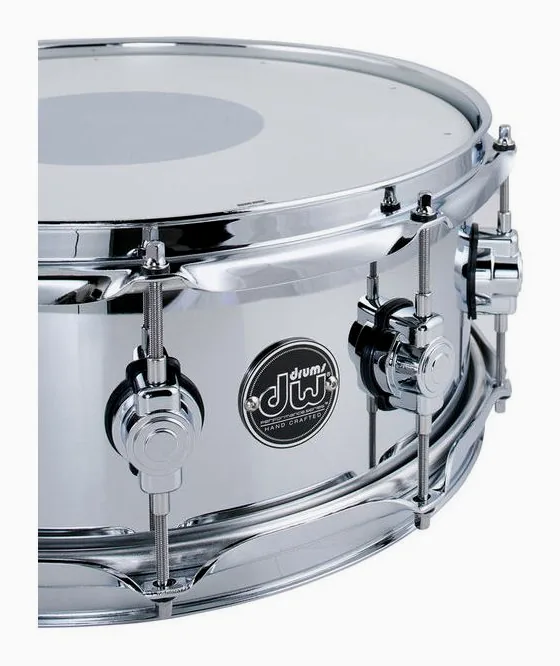 DW 14"x5,5" Performance Steel, vue de face, photo 3