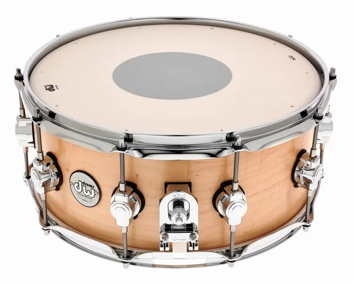 DW 14"x6" Design Satin Nat. Snare, vue de dessus, photo 3
