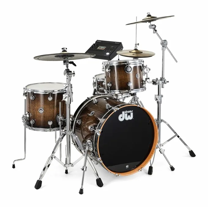 DW DWe E33 Drum Kit Exotic ltd., vue de face, photo 3