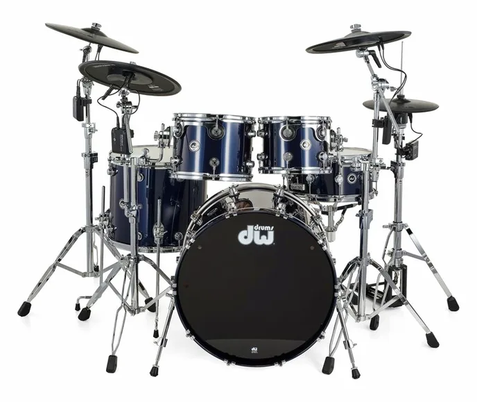 DW DWe E33 V-Cymbal Drum Kit MB, sur fond neutre, photo 2