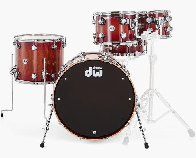 DW Exotic Giant Quilted Sapele, vue de près, photo 2