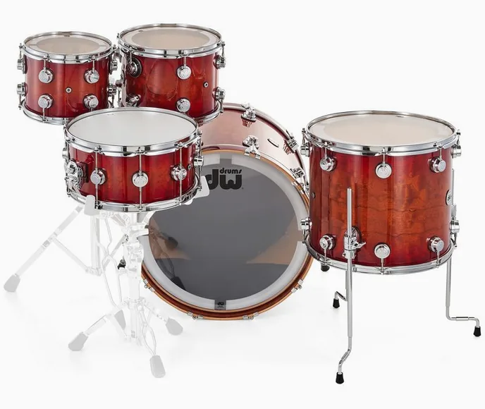 DW Exotic Giant Quilted Sapele, vue de profil, photo 4