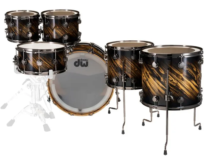 DW Exotic Royal Natural to Black, vue de profil, photo 2