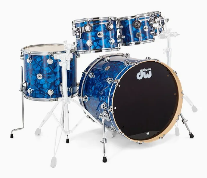 DW Finish Ply Blue Moonstone, vue de profil, photo 3