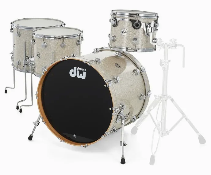 DW Finish Ply Broken Glass Cherry, sur fond neutre