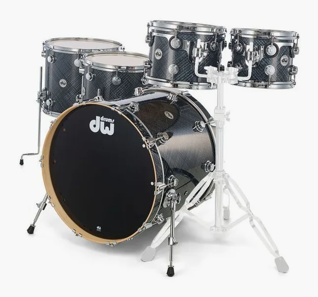 DW Finish Ply Rock Grey Crystal, vue de près, de face