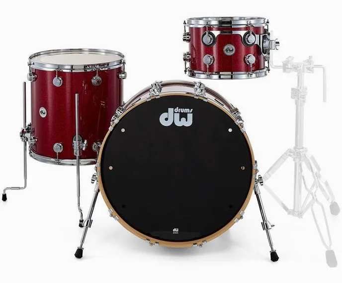 DW Finish Ply Set 1up1down Ruby, sur fond neutre, photo 2