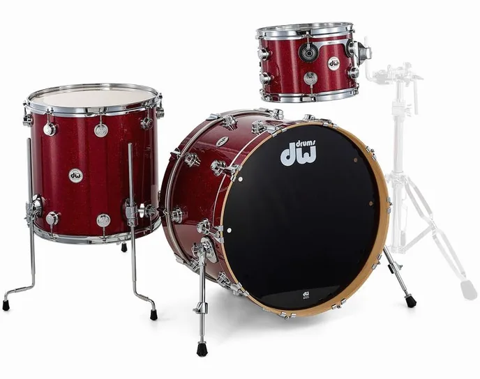 DW Finish Ply Set 1up1down Ruby, vue de trois quarts, photo 3