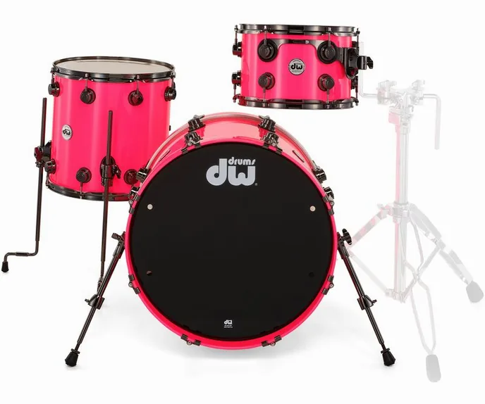 DW Lacquer Custom Neon Hot Pink, vue de près, photo 2