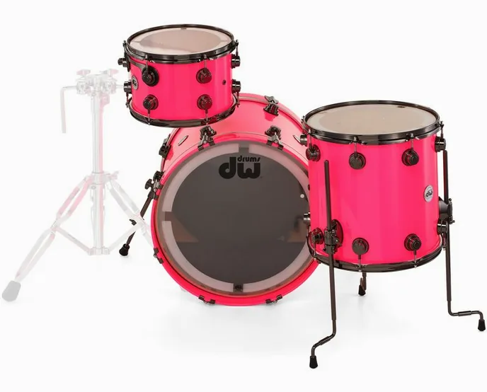 DW Lacquer Custom Neon Hot Pink, sur fond neutre, photo 4