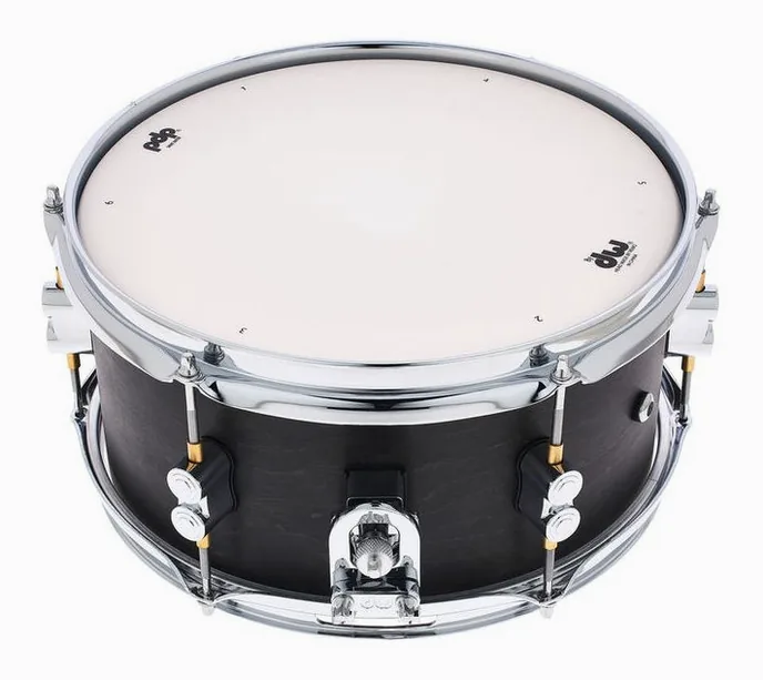 DW PDP 12"x06" Black Wax Snare, vue de près, photo 2