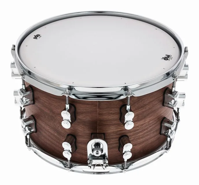 DW PDP 14"x08" Walnut Snare, vue de dessus, photo 2
