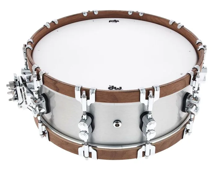 DW PDP 14"x5" Concept Alu Snare, vue de face, photo 4