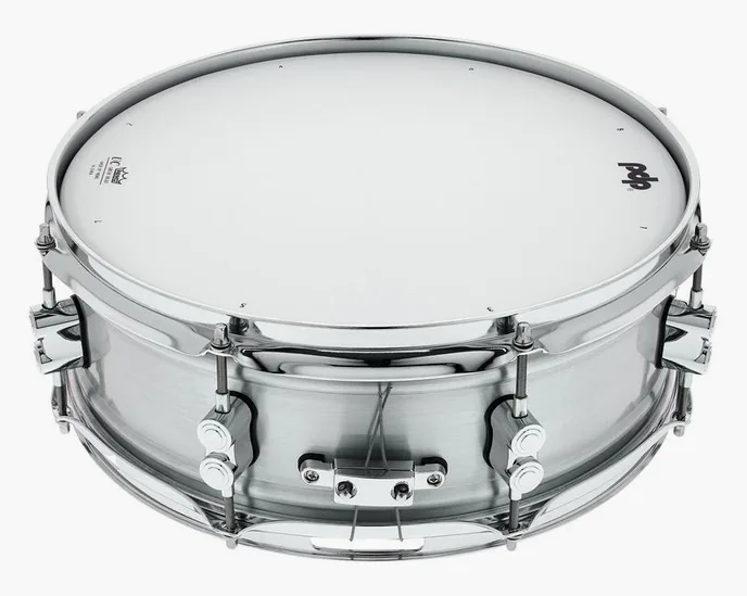 DW PDP 14"x05" Concept Aluminium, vue de près, photo 3