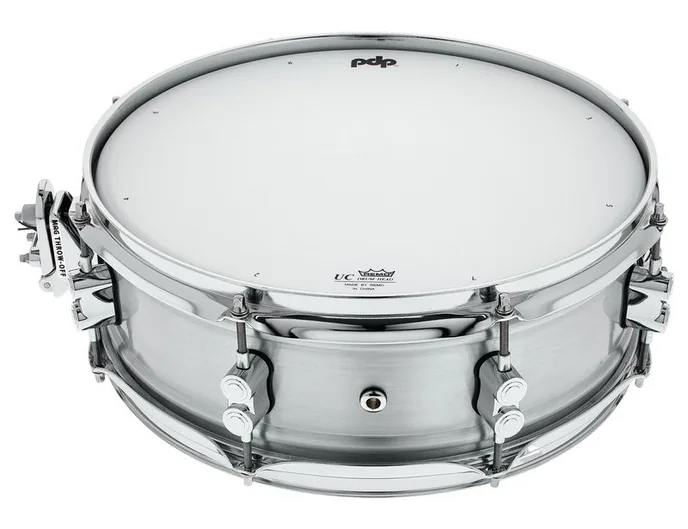 DW PDP 14"x05" Concept Aluminium, vue de près, photo 4