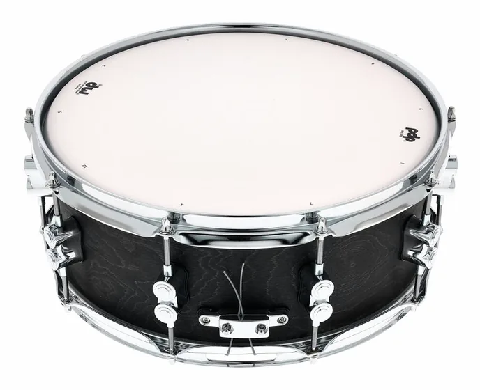 DW PDP 14"x5,5" Black Wax Snare, vue de dessus, photo 3