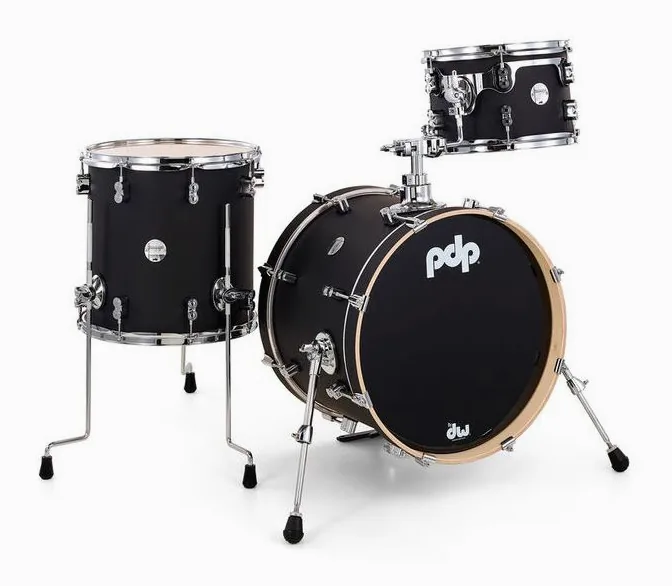 DW PDP CM Bop Satin Black, vue de près, photo 3