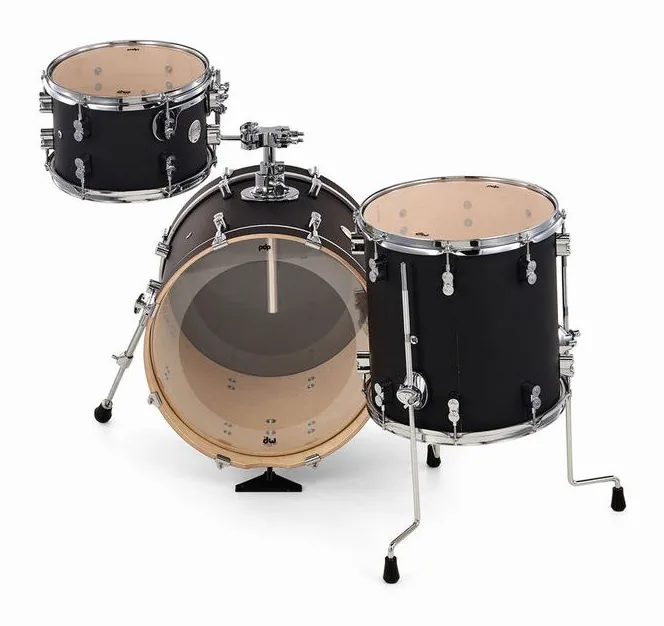 DW PDP CM Bop Satin Black, sur fond neutre, photo 4