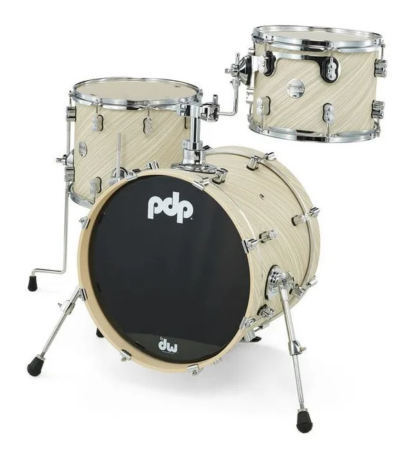 DW PDP CM Bop Twisted Ivory, de face sur fond neutre
