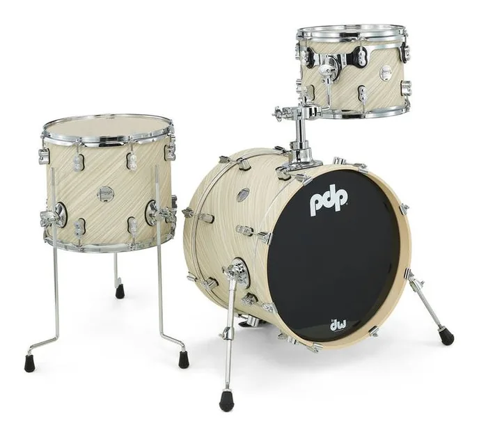 DW PDP CM Bop Twisted Ivory, vue de face, photo 3