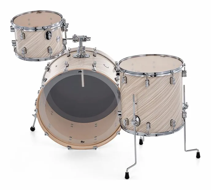 DW PDP CM Rock Twisted Ivory, vue de face, photo 4