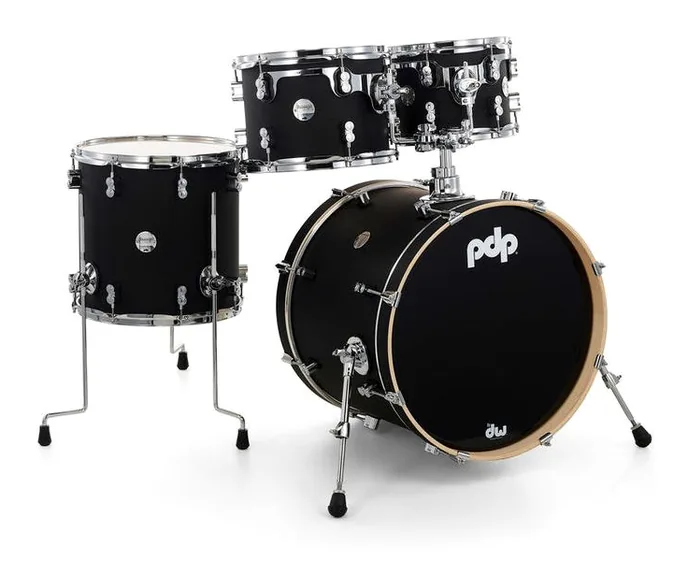 DW PDP CM4 Studio Satin Black, vue de profil, photo 3