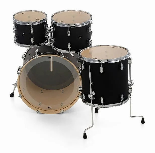 DW PDP CM4 Studio Satin Black, vue de près, photo 4