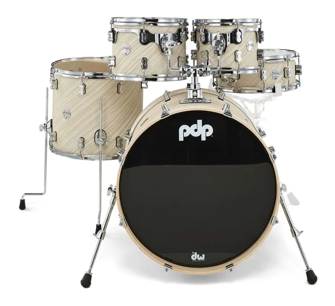 DW PDP CM5 Standard Twisted Ivory, vue de profil, photo 2