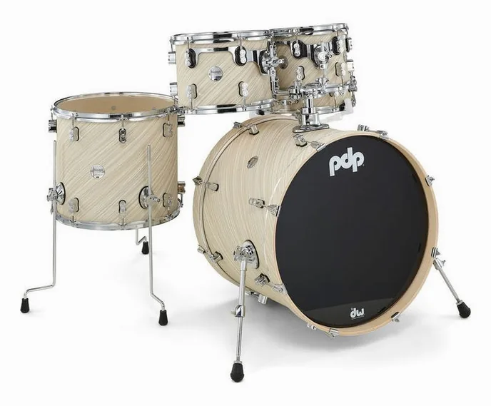 DW PDP CM5 Standard Twisted Ivory, vue de profil, photo 3