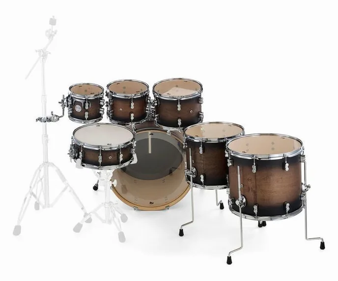 DW PDP CM7 Satin Charcoal B., sur fond neutre, photo 4