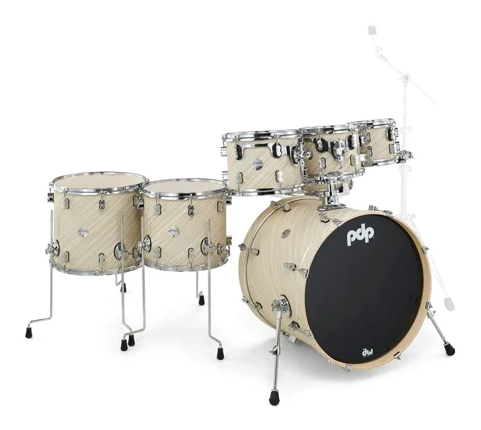 DW PDP CM7 Twisted Ivory, vue de face, photo 3