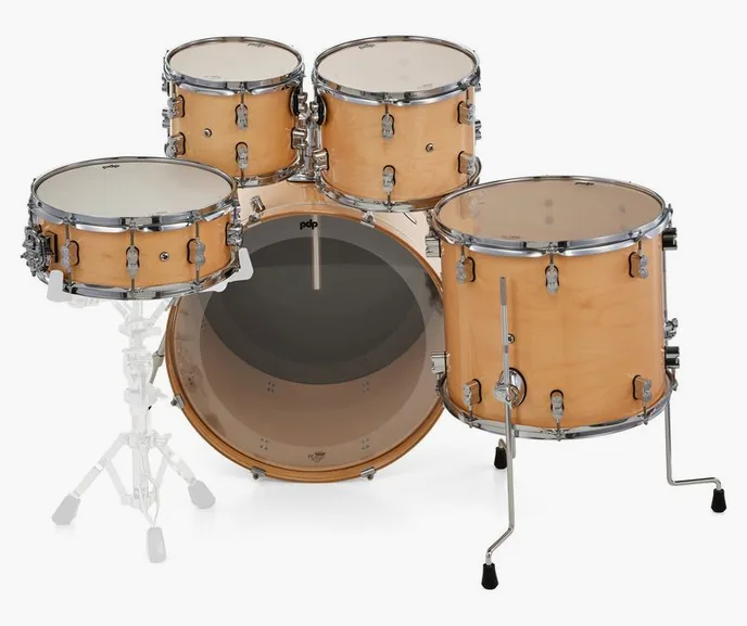 DW PDP Concept Maple 22" Shellset, vue de dessus, photo 4