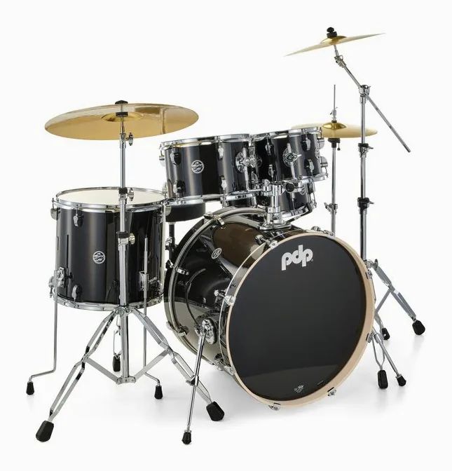 DW PDP MainStage Black Sparkle, vue de dessus, photo 3