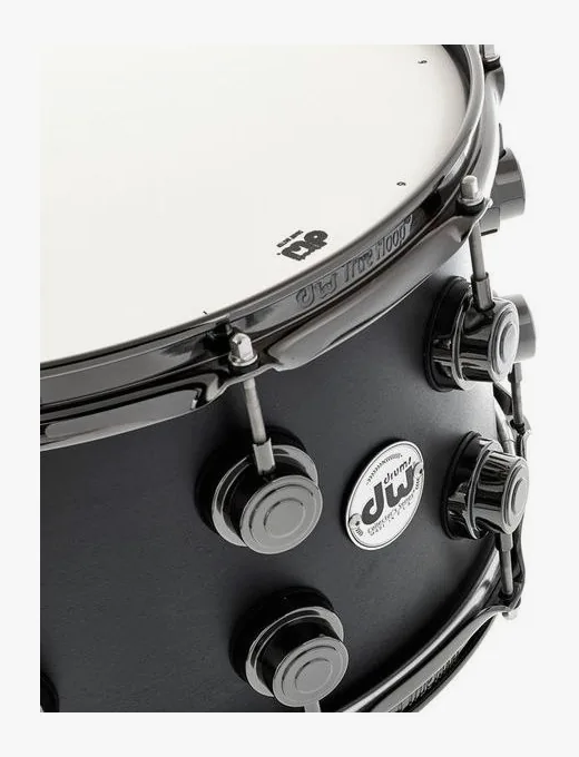 DW Satin Oil 14"x08" Ebony BN, sur fond neutre, photo 4