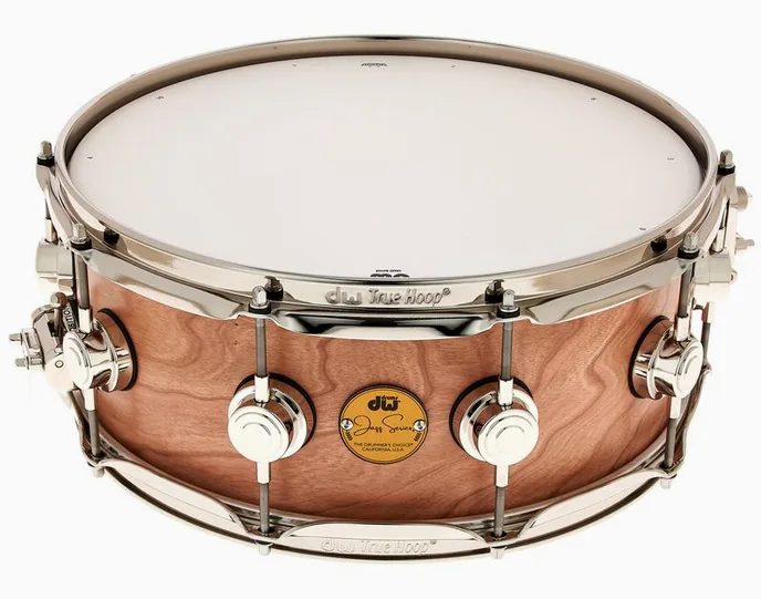DW Satin Oil 14"x5,5" Cherry Gum, de face sur fond neutre