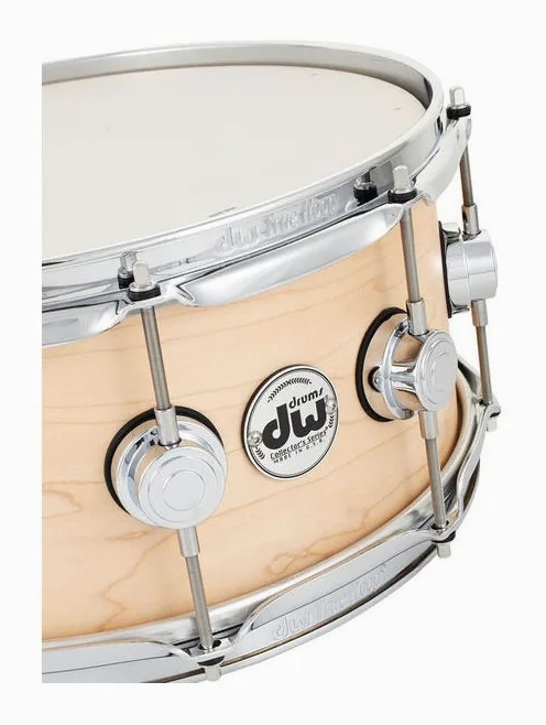 DW Satin Oil 14"x06" Snare, vue de profil, photo 4