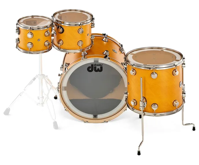 DW Satin Oil Shell Set Amber, vue de dessus, photo 4