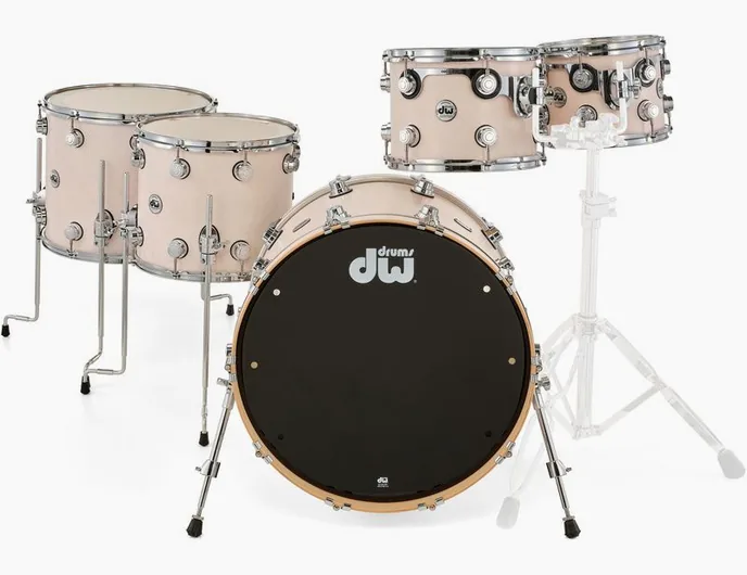 DW Satin Oil White Wash Set CR, vue de près, photo 2