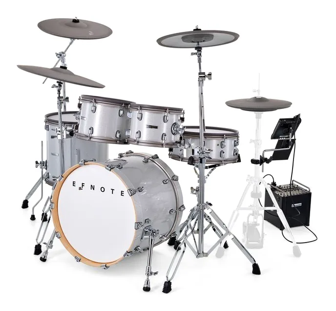 Efnote Pro 701 Traditional E-Drum Set, vue de près, de face