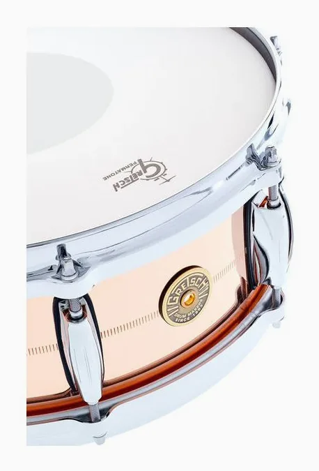 Gretsch Drums 14"x05" USA Bronze Snare Drum, vue de trois quarts, photo 3