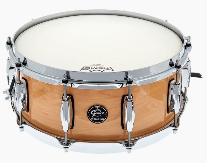 Gretsch Drums 14"x5.5" SN Renown Maple GN, vue de face