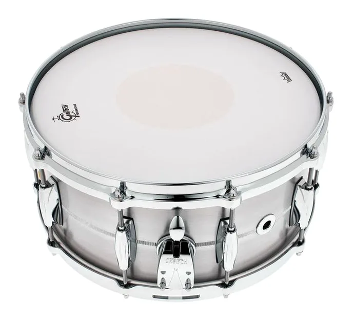 Gretsch Drums 14"x6,5" Solid Aluminum Snare, vue de trois quarts, photo 3