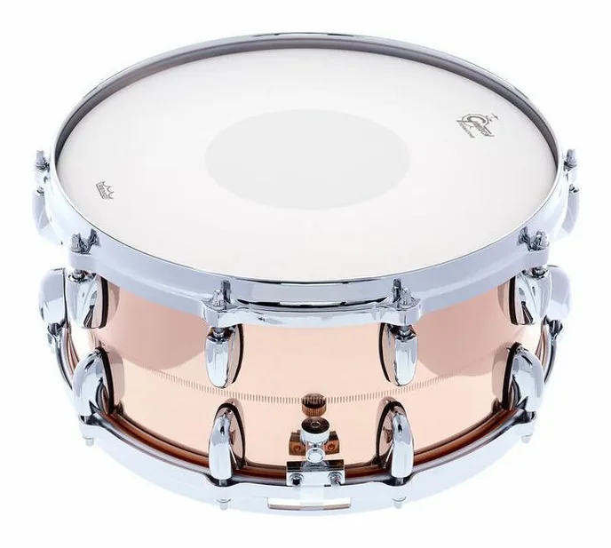 Gretsch Drums 14"x6,5" USA Bronze Snare Drum, vue de profil, photo 2