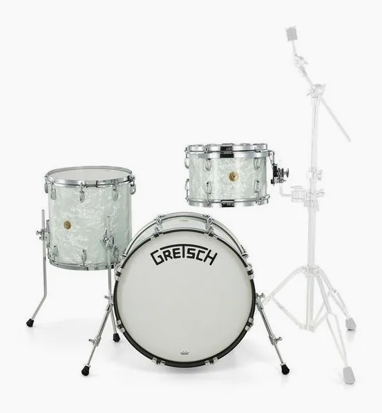 Gretsch Drums Broadkaster 60's Marine Pearl, vue de près, photo 2