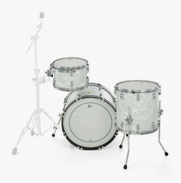 Gretsch Drums Broadkaster 60's Marine Pearl, vue de trois quarts, photo 4