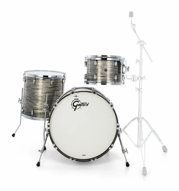 Gretsch Drums Brooklyn Rock Grey Oyster, vue de près, photo 2